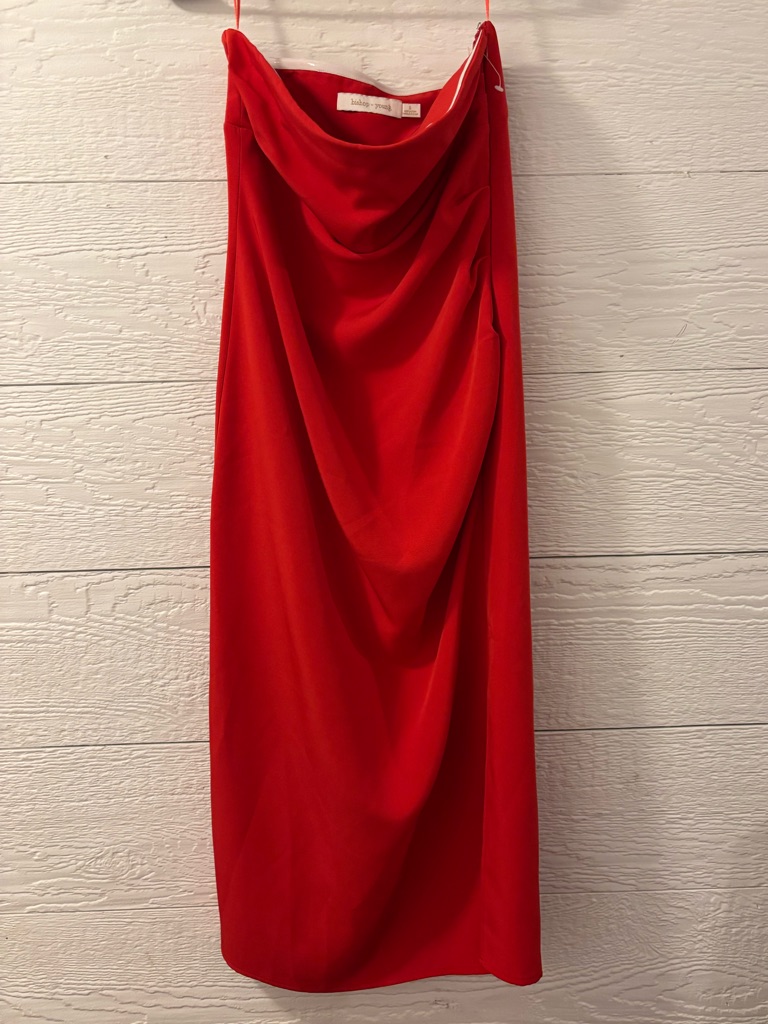 New Bishop + Young Naomi Strapless Little Red Dress